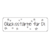 Stärnli mit Grussbotschaft (250g) - Glücksstärne für Di
